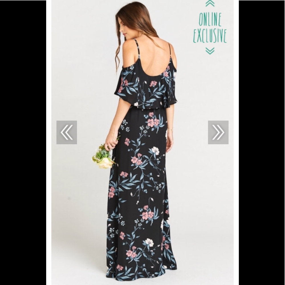 CAITLIN RUFFLE MAXI DRESS - Picture 4 of 7